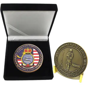 定制设计您自己的标志珐琅硬币收藏2d 3D双面黄铜金银挑战硬币毕业生礼物