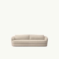 Canapé d'angle en bouclette crème moderne de luxe AH avec chaise longue gauche et accoudoirs larges pour salon, maison, hôtel et appartement