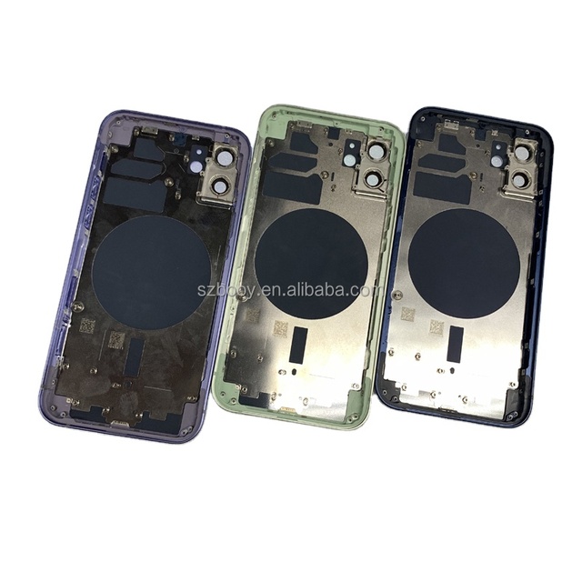 Mobile Phone Housing for iPhone 12 12pro 12 Promax 12 Mini Back Glass Housing case for iphone