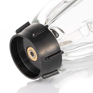 Mixeur électrique 2 en 1 pour cuisine, 600 W, avec fonction de mélange et de broyage de glace, blender à jus frais, mixeur avec pot en verre - Product Image 6