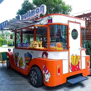 Ретро караван Электрический велосипед бар напитков пищевой Грузовик Производитель предоставляет уличные мобильные прицепы