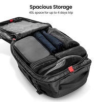 Sac à dos professionnel unisexe grande capacité, nouveau modèle transfrontalier, pour ordinateur portable, école, voyage, bagage, mode, en tissu Oxford, détachable