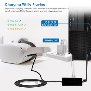 Tinta Cable 10 Feet/3 Meters iigh-peed ATA ransfer ran3.2 enen1 capaz de Gaming Pable <span class=keywords><strong>para</strong></span> culculus uest 2 - Product Image 2