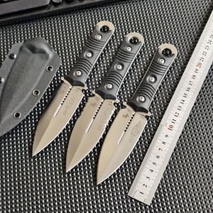 Couteaux DIY personnalisables de haute qualité, grande épée avec lame fixe en acier inoxydable et poignées G10, support OEM - Product Image 6