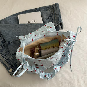 Tendance coréenne super populaire pour les loisirs et les trajets quotidiens en été - Petit design unique, plissé, élégant, polyvalent, style unisexe, cuir véritable PU - Product Image 4