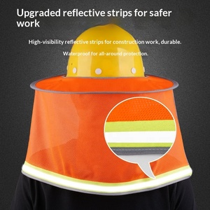 Visière pare-soleil pour <span class=keywords><strong>casque</strong></span> de <span class=keywords><strong>chantier</strong></span> – Protection solaire à large bord pour extérieur – Compatible avec les casques de <span class=keywords><strong>chantier</strong></span> - Product Image 3