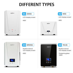 Calentador de Agua Instantáneo de 5500W con Carcasa de Plástico Blanco, Elemento Calefactor de Acero Inoxidable, Montaje en Pared, Control Táctil, Uso Doméstico y Hotelero - Product Image 5