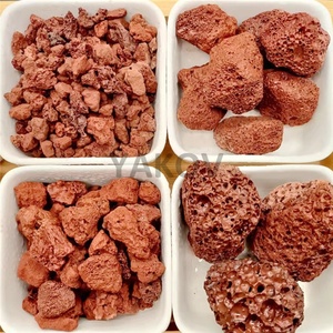 Prezzo di fabbrica rocce di lava rossa schiacciate naturali - Product Image 5