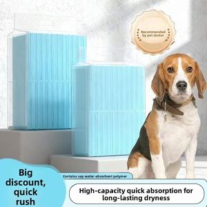 Tapis absorbants pour animaux de compagnie (chiens, chats, lapins) – Épais, absorbants, anti-fuites – Lot de 100 – Désodorisants – Tissu non tissé – Couches jetables - Product Image 3