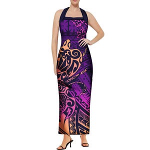 Vestido de fiesta de noche falda hawaiana Lehua estampado a pedido vestidos de graduación elegantes mujeres Maxi vestido verano ropa personalizada - Product Image 6