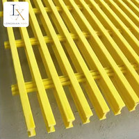Longxuan Vente directe usine Panneau de sol en grille plastique antidérapante, Panneau de sol moulé pour caniveau, Grille en fibre de verre FRP GRP