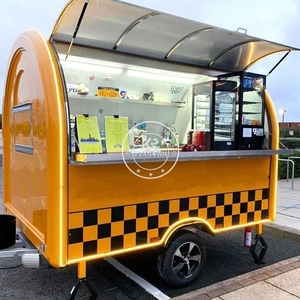 2025 OEM Mobile Fast Food <b>Trailer</b> Coffee Ice Cream Truck Kiosk Hand Push Food Cart Street Vending Truck Trucks <b>for</b> Sale - Product Image 6