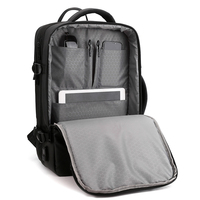 Sac à dos d'affaires multifonctionnel imperméable de luxe pour ordinateur portable, en tissu Oxford, avec fermeture éclair, doublure en polyester, pour usage extérieur, 20-39L