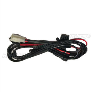 1 Set Car Steering <b>Wheel</b> Heater Kit <b>Plastic</b> Heat Pads Red LED Wireharness Switch - Product Image 3