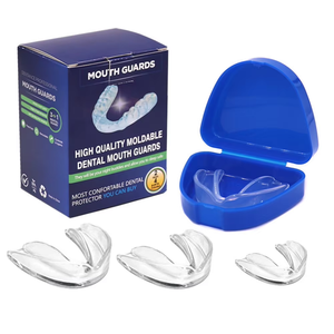 Protector Bucal Nuevo con Estuche de Almacenamiento, Protector Bucal Deportivo de EVA Anti-Rechinamiento, para Detener el Bruxismo y el Rechinamiento de Dientes por la Noche - Product Image 1