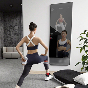 Miroir Magique Interactif CH 32 Pouces sur Pied pour Gym, Exercice Corporel Complet, Entraînement Sportif, Miroir Intelligent <span class=keywords><strong>de</strong></span> Fitness avec Écran OLED - Product Image 1