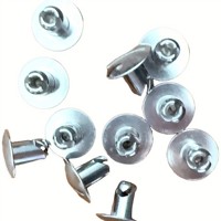 Nouveau fermoir Dzus 7/16" .600" en aluminium argenté avec tête de 1'' et verrouillage à 1/4 de tour, marque Foracing, pour pièces de voitures de course