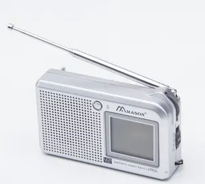 Radio 2 Band FM AM Digital Penerima Dunia Sensitivitas Tinggi