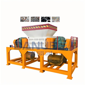 เครื่องทำลายแบบเพลาคู่อุตสาหกรรมสำหรับของเสียจากการก่อสร้างเศษโลหะและการทำลายยางพร้อมสายการบดความจุสูง - Product Image 1