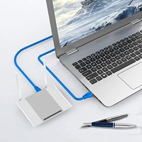 Câble réseau bleu Cat6 Ethernet RJ45 LAN UTP CAT 6, câble Internet, câble réseau