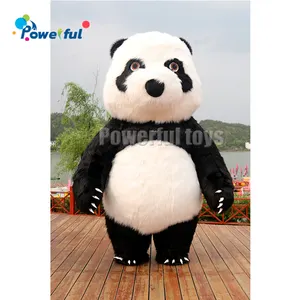 2.6m लंबा शुभंकर वेशभूषा विज्ञापन के लिए Inflatable कॉस्टयूम पांडा ध्रुवीय भालू