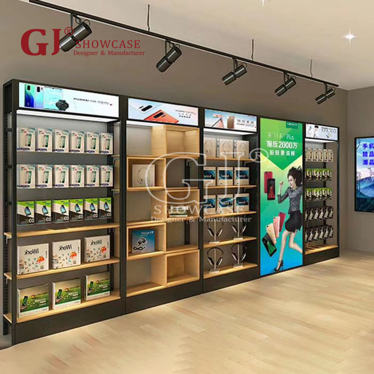 卸売小売店什器 携帯電話棚 携帯電話アクセサリー陳列棚 電子機器用