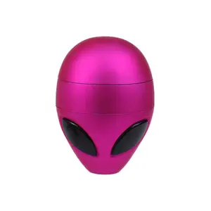 HOT SELLING Zinc Alloy Herb Grinder New Alien Grinder Big Eyes Design 65mm 4 Layers Metal Smoking Grinder