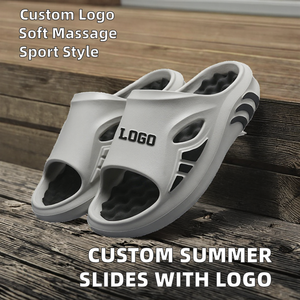 Claquettes personnalisées en EVA pour l'extérieur, avec logo, pour la plage, souples, épaisses, massantes, tongs de sport pour femmes et hommes - Product Image 2