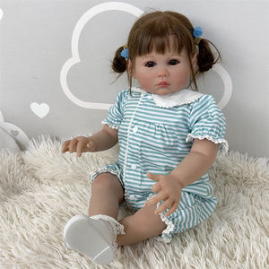 NPK 24 inch/60 cm Silicone Reborn Doll Réaliste Réel Bébé Poupée Artisanale Collection Art Poupée Pour Enfants Cadeaux Jouet - Product Image 5
