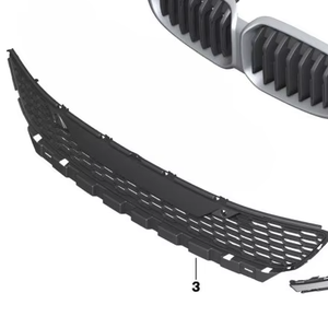 Untuk BMW Seri 1 F52 <span class=keywords><strong>M</strong></span> Suku Cadang Mobil Grille Bawah dan Bumper Depan dengan Lubang Radar Kompatibel dengan Nomor OE 51118079608 - Product Image 1