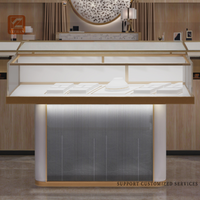 Vitrine de bijoux éclairée par LED pour les vitrines de bagues pour mettre en valeur vos collections