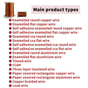 Fil de cuivre émaillé nu rouge haute pureté 99,99 %, formes plates/rondes, 18-26 AWG, indice de protection IP65, tension 600 V, fabricant chinois - Product Image 5