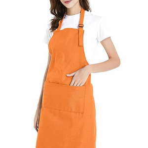 Delantal de Lona Resistente al por Mayor con Correa Ajustable para el Cuello, Bolsillos Delanteros Grandes, Ropa de Trabajo Duradera para Cocina, Logotipo Personalizado - Product Image 2