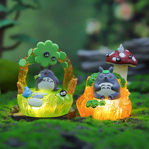 <span class=keywords><strong>Miyazaki</strong></span> <span class=keywords><strong>Hayao</strong></span> Contes de fées Champ de blé Boîte mystère en résine Veilleuse elfe Kawaii Figurine <span class=keywords><strong>Anime</strong></span> LED Ensemble de 8 pièces Cadeau de collection - Product Image 2