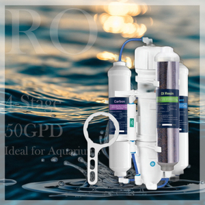 Fábrica al por mayor 50 GPD <span class=keywords><strong>Filtro</strong></span> de agua de ósmosis inversa de 3 etapas Sistema montado en la pared Adecuado <span class=keywords><strong>para</strong></span> acuarios de agua salada - Product Image 2
