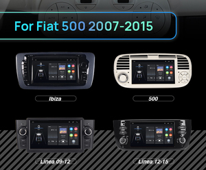 Autoradio Android 15 da 7 Pollici per <span class=keywords><strong>Fiat</strong></span> <span class=keywords><strong>500</strong></span> 2007-2015 con Carplay Wireless, Schermo Android Auto, Lettore Video Stereo e Navigazione - Product Image 5