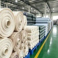 Tissu en microfibre tissé uni 100 % polyester anti-déchirure 100 GSM poids moyen 98 pouces de largeur 68x68 fil 75D pour rideaux – Vente directe usine