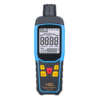 ST8100B Monitor de Calidad del Aire Interior de Mano Termómetro de Temperatura Alarma 0 a 30% Analizador de Gas de Oxígeno O2 Detector Tester Meter
