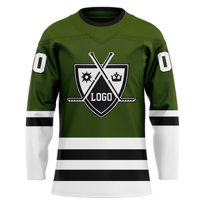 Venta al por mayor ropa de hockey sobre hielo logotipo personalizado diseño unisex en blanco equipo sublimado talla grande jersey de hockey - Product Image 5