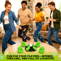 Elektrisches Musik-Licht-Wettbewerbsspiel für Partys, Tischspiel, Sofa-Reaktionsspiel, Kinder-Brettspiel für Familientreffen und Eltern-Kind-Aktivitäten
