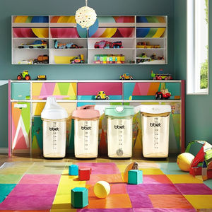 Portable Multifunctional PPSU Water <strong>Bottle</strong> BPA-Free Reusable with Flip Top Printed Design for Kids and <strong>Adults</strong> <strong>Baby</strong> Milk <strong>Bottle</strong> - Product Image 3