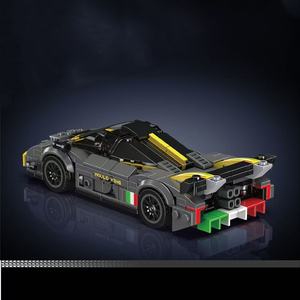 Stampo re 27091 Huayra <span class=keywords><strong>Imola</strong></span> + vetrina Minicar assemblare mattoncini ragazzi giocattoli MOC scatola da esposizione regalo blocchi da costruzione per bambini - Product Image 4