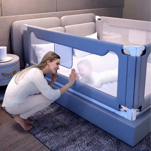 <span class=keywords><strong>Sponda</strong></span> per <span class=keywords><strong>Letto</strong></span> <span class=keywords><strong>Singolo</strong></span> da 180 cm con Pannello in Rete Sollevabile per la Sicurezza del Bambino - Vendita all'Ingrosso - Product Image 1