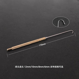 Retractor Uterino Veterinario Yjm de 17 cm y 10 mm, Mango de Acero, Instrumento Obstétrico Manual para Gatos y Perros - Product Image 2