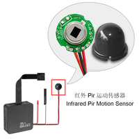 Modul Kamera 13MP Real 4K Sensor Gerak PIR WIFI P2P Kamera Video DIY Modul Kamera Mini