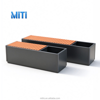 Pot & Planter Taman Luar Ruangan Desain Persegi Panjang dari Aluminium Alloy yang Dapat Disesuaikan