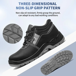 Botas de Seguridad JIANKUN CE Antideslizantes, Antipinchazos y Antiesmagamiento para Hombre, Calzado de Trabajo Resistente con Puntera de Acero para Minería, Industria y Construcción - Product Image 3