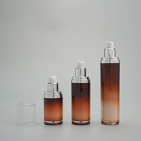 Flacon de sérum cosmétique rechargeable écologique avec pompe sans air en PP de 30 ml, emballage personnalisé de luxe en plastique pour soins de la peau