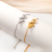 Vente en Gros Ensemble Bijoux Acier Inoxydable Mode Personnalisé Plaqué Or 18 Carats Pendentif Berbère Boucles d'Oreilles Collier Bracelet pour Femme