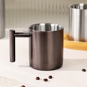 Highwin tái sử dụng thép không gỉ cốc cà phê cách nhiệt cốc cà phê cho đồ uống pha cà phê Cappuccino trà - Product Image 3